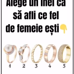 Alege un inel ca să afli ce fel de femeie ești