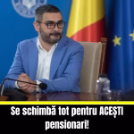 Ce categorie de pensionari va primi un sprijin financiar de 400 de lei, în decembrie 2025. Florin Manole, ministrul Muncii: „Aduce un ajutor concret în prag de iarnă”