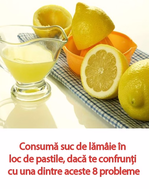 Consumă suc de lămâie în loc de pastile, dacă te confrunți cu una dintre aceste 8 probleme