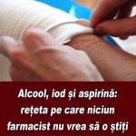 Alcool, iod si aspirina. Reteta pe care niciun farmacist nu vrea sa o stiti