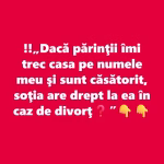 Casa primită de la părinți la căsătorie: se împarte sau nu la divorț?