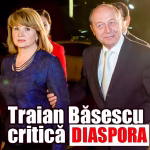 Traian Băsescu critică diaspora. „Ei trăiesc în Occident şi spun: ia, voi care trăiţi acasă, ia treceţi voi către tătucu Putin, îndreptaţi-vă către Putin”