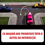 Ce mașină are prioritate într-o astfel de intersecție. Nu mulți șoferi știu care este răspunsul corect
