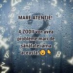 Ești printre ele? Cele 4 zodii vizate de probleme de sănătate iarna aceasta