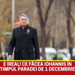 Ce făcea Klaus Iohannis în timp ce se defila la parada de 1 Decembrie. Fostul președinte și-a bătut joc de invitație