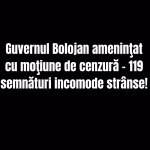 Moţiune de cenzură în pregătire împotriva Guvernului Bolojan