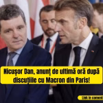 Nicușor Dan, anunț de ultimă oră după discuțiile cu Emmanuel Macron la Paris: ce urmează în 2026