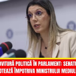 Senatul adoptă moțiunea simplă inițiată de AUR împotriva Ministrului Mediului