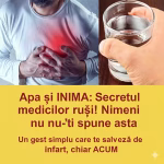 Legatura dintre apa si infarct: Lucru pe care trebuie sa-l stii din timp