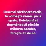 Zodia care nu se abține de la bârfe. Te critică pe la spate și ascunde multă viclenie