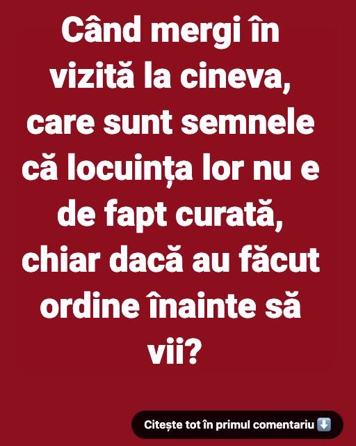 De la praf la strălucire: cum recunoști curățenia reală în orice locuință