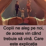 Copiii ne-au ales pe noi și vor veni când trebuie să vină