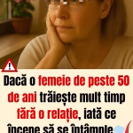 Ce se schimbă într-o femeie după 50 de ani, când rămâne singură prea mult timp