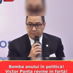 Bomba anului în politică! Victor Ponta revine în forță! PSD îl pune în funcție
