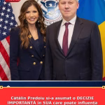Cătălin Predoiu și-a asumat o DECIZIE IMPORTANTĂ în SUA care poate influența direct România. Află ce presupune