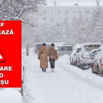 UPDATE Codurile galben și portocaliu de viscol și ninsori, extinse. Stratul de zăpadă ajunge până la 50 cm