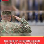 Zeci de atacuri înregistrate la granița României! Anunțul făcut de MApN: „S-a impus ridicarea aeronavelor”