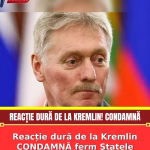 Reacție dură de la Kremlin CONDAMNĂ ferm Statele Unite și Israelul pentru