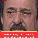 Nicolae Botgros a ajuns la capătul puterilor. Artistul este la pământ