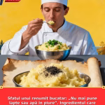 Sfatul unui renumit bucatar: „Nu mai pune lapte sau apă în piure”. Ingredientul care îl face cremos mai ceva ca la restaurant