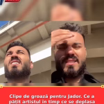 Clipe de groază pentru Jador. Ce a pățit artistul în timp ce se deplasa pe autostradă: „Era să mor”
