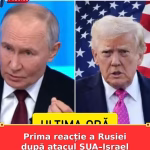 Prima reacție a Rusiei după atacul SUA–Israel asupra Iranului
