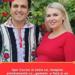 Igor Cuciuc și soția sa, imagine emoționantă cu „gemeni, o fată și un băiat”. Fotografia care a devenit virală