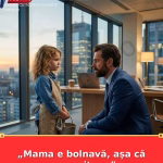 „Mama e bolnavă, așa că am venit eu.”