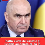 Înalta Curte de Casație și Justiție amenință că dă în judecată Guvernul după ce