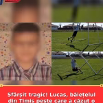 Sfârșit tragic! Lucas, băiețelul din Timiș peste care a căzut o poartă de fotbal, a murit