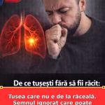 Tusea care nu e de la răceală. Semnul ignorat care poate trăda o boală gravă a inimii