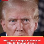 Atac masiv asupra Ambasadei SUA din Bagdad drone și rachete explozii în lanț
