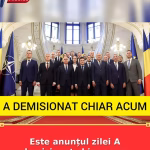 Este anunțul zilei A demisionat chiar acum