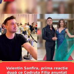 Valentin Sanfira, prima reacție după ce Codruța Filip anunțat divorțul. „Eu de ce nu știam”