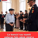 La bancă l-au numit veteran fals până când a intrat un general furios.
