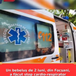 Un bebeluș de 2 luni, din Focșani, a făcut stop cardio-respirator după ce a fost alăptat