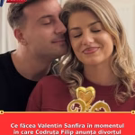 Ce făcea Valentin Sanfira în momentul în care Codruța Filip anunța divorțul Artistul a făcut totul public