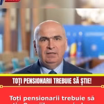 Toți pensionarii trebuie să știe Pensiile se vor indexa