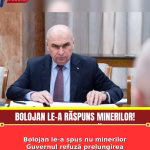 Bolojan le-a spus nu minerilor Guvernul refuză prelungirea contractelor și nu oferă compensații