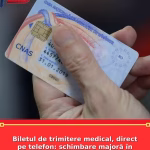 Biletul de trimitere medical, direct pe telefon: schimbare majoră în sistemul de sănătate românesc