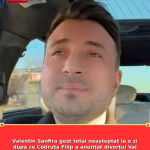 Valentin Sanfira gest total neașteptat la o zi după ce Codruța Filip a anunțat divorțul Val de reacții după mesajul transmis de artist