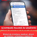 Biletul de trimitere medical, direct pe telefon: schimbare majoră în sistemul de sănătate românesc