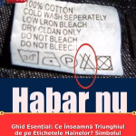 Ghid Esențial: Ce Înseamnă Triunghiul de pe Etichetele Hainelor? Simbolul Necunoscut Care Îți Strică Rufele