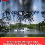 Femeie găsită înecată în lacul Herăstrău din Capitală. Trupul plutea cu fața în jos când a fost descoperit