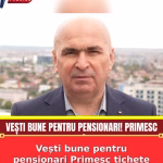 Vești bune pentru pensionari Primesc tichete sociale în valoare de