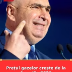Prețul gazelor crește de la 1 aprilie 2026