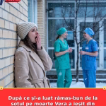 După ce și-a luat rămas-bun de la soțul pe moarte Vera a ieșit din spital cu ochii plini de lacrimi.
