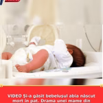 VIDEO Și-a găsit bebelușul abia născut mort în pat. Drama unei mame din Vrancea, anchetată de polițiști