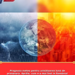 Prognoza meteo pentru următoarea lună de primăvară. Aprilie, cum n-a mai fost în România! Ce ne așteaptă în următoarea perioadă