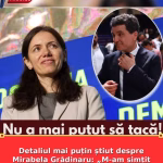 Detaliul mai puțin știut despre Mirabela Grădinaru: „M-am simțit pierdută” – Monden | DinPopor